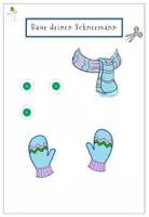 Vorschau - Mal- und Bastelvorlagen - Baue deinen Schneemann – Bastelvorlage zum Ausschneiden und Gestalten - Seite 3
