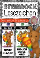 Vorschau - Anderer Materialtyp - Steinbockklasse Lesezeichen als Geschenk zur Einschulung - Deckblatt