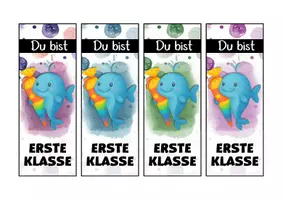 Vorschau - Anderer Materialtyp - Walklasse Lesezeichen als Geschenk zur Einschulung - Seite 1