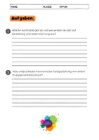 Vorschau - Arbeitsblätter - Farbkontraste und Harmonien Kunstunterricht - Seite 3