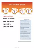 Vorschau - Merkblätter - The different narrative perspectives / Point of view (Merkblatt) - Deckblatt
