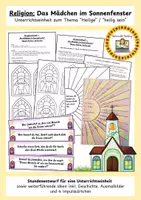 Vorschau - Stundenentwürfe - Religion: Heilige - Das Mädchen im Sonnenfenster - Deckblatt