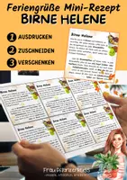 Vorschau - Mal- und Bastelvorlagen - Materialpaket Mini-Rezepte Herbstrezepte für Grund- und Realschule - Seite 2
