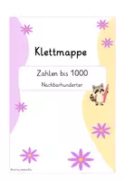 Vorschau - Spiele - Klettmappe - Nachbarhunderter & Nachbarzehner - Klasse 3 - Seite 1