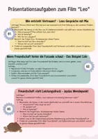 Vorschau - Arbeitsblätter - Freundschaft - Präsentationsaufgaben zum Film "Leo" - Seite 2