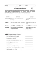 Vorschau - Arbeitsblätter - Arbeitsblatt Stilmittel Lyrik - Deckblatt