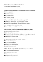 Vorschau - Arbeitsblätter - Grundgesetz – Prüfungsfragen & Selbsttest - Deckblatt