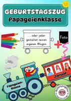 Vorschau - Arbeitsblätter - Geburtstagskalender Papageienklasse Gemeinschaftsprojekt - Deckblatt