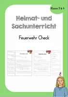 Vorschau - Arbeitsblätter - Feuerwehr-Check - Arbeitsblatt mit Fragen - Deckblatt