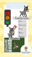 Vorschau - Präsentationen/Tafelbilder - Tafelmaterial Textaufgaben - Eselsbrücke LUFRA - Deckblatt