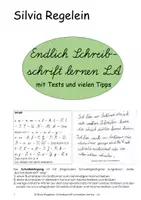 Vorschau - Arbeitsblätter - Buchstabe r, aus: Schreibschrift lernen LA - Deckblatt