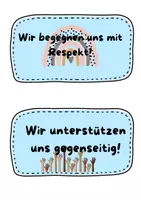 Vorschau - Bildkarten - Alternative Klassenregeln für Soziales Lernen - Seite 2