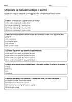 anteprima - Quiz - Quiz: Utilizzare la maiuscola dopo il punto - Pagina 1