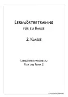 Vorschau - Arbeitsblätter - Lernwörter – Training für zu Hause zu Flex und Flora 2 (Neuauflage) - Seite 2