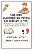 anteprima - Schede informative - Applicare punteggiatura minima per separare le frasi - Pagina di copertina