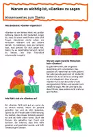 Vorschau - Arbeitsblätter - Warum es wichtig ist, Danke zu sagen - Wissenswertes und Aufgaben - Seite 3