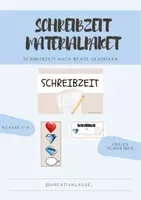 Vorschau - Arbeitsblätter - Freie Schreibzeit Materialpaket - Deckblatt