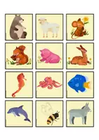Vorschau - Spiele - 1. Klasse - Lese-Pärchenspiel - Tiere - Seite 3