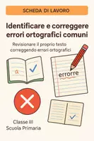 anteprima - Schede informative - Identificare e correggere errori ortografici comuni - Pagina di copertina