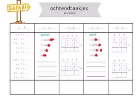 Voorbeeld - Ochtendtaakjes deel 1 (vierde leerjaar/groep 6) - Pagina 3