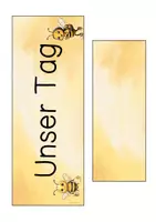 Vorschau - Bildkarten - Tagestranzparenz-Schilder Hummelklasse - Seite 1
