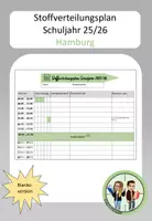 Vorschau - Lehrpläne/Lehrermaterial - Stoffverteilungsplan (Blanko) - Schuljahr 2025/26 Hamburg - Deckblatt