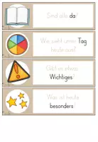 Vorschau - Merkblätter - Moderationskarten für den Morgenkreis - Seite 3