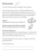 Vorschau - Arbeitsblätter - Sonnensystem Sachtext - mit Test - Deckblatt