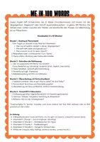 Vorschau - Stundenentwürfe - Me in 100 words (Creative Writing Project) - Deckblatt