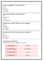 anteprima - Schede informative - Descrivere la funzione di ciascuna parte nella frase - Pagina 3