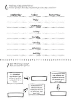 Aperçu - Feuilles d'exercices - Worksheets: the days of the week - Page 2