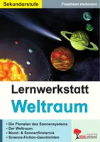 Vorschau - Arbeitsblätter - Lernwerkstatt Weltraum | Planeten, Sonnensystem, Mond- & Sonnenfinsternis, Raumfahrt | Erdkunde Klasse 5-10 mit Lösungen - Deckblatt