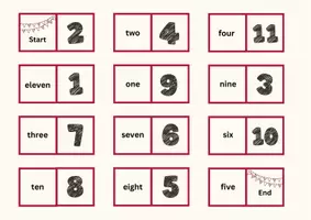 Aperçu - Jeux - Domino games: numbers 1-100 - Page 1