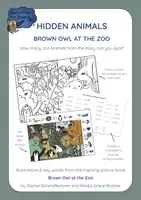 Vista previa - Hojas de trabajo - Brown Owl at the Zoo - HIDDEN ANIMALS PICTURE - Portada
