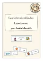 Vorschau - Spiele - Freiarbeitsmaterial Deutsch: Lesedomino zum Buchstaben C/c (Kl. 1/2) - Deckblatt