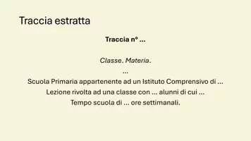 anteprima - Programmi scolastici / Materiali per docenti - Modello PPT per la prova orale del concorso - classe EEEE - Pagina 1