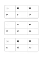 anteprima - Giochi - BINGO GAME: NUMBERS 1-100 (21 cartelle diverse) - Pagina 3