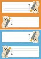 Vorschau - Anderer Materialtyp - Namensschilder Klassentier Eisbär / Eisbärenklasse - Seite 1