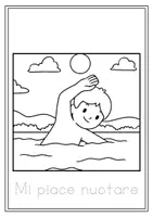 anteprima - Esercizi - Libro da colorare estate - Pagina 3