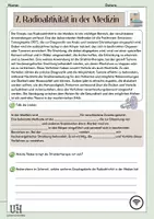 Vorschau - Arbeitsblätter - Radioaktivität in der Medizin - Seite 1