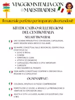 anteprima - Materiale di supporto/inclusione - LE REGIONI DEL CENTRO ITALIA - MAPPE PER LA CLASSE 5^ - Pagina di copertina