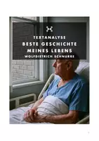 Vorschau - Text - Textanalyse/Textbeschreibung Kurzgeschichte „Beste Geschichte meines Lebens“ (Wolfdietrich Schnurre) - Deckblatt