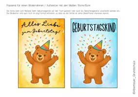 Vorschau - Anderer Materialtyp - Geburtstag feiern in der Bärenklasse - Seite 1
