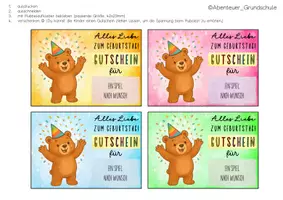 Vorschau - Anderer Materialtyp - Geburtstag feiern in der Bärenklasse - Seite 3