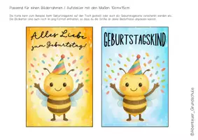 Vorschau - Anderer Materialtyp - Geburtstag feiern in der Bienenklasse - Seite 1