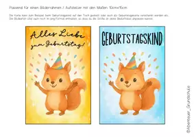 Vorschau - Anderer Materialtyp - Geburtstag feiern in der Eichhörnchenklasse - Seite 1