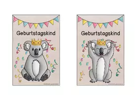 Vorschau - Bildkarten - Koalaklasse - Geburtstagsschilder / Geburtstagsaufsteller - Seite 3