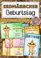 Vorschau - Anderer Materialtyp - Geburtstag feiern in der Erdmännchenklasse - Deckblatt