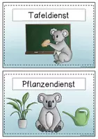 Vorschau - Poster - Koalaklasse - Klassendienste (editierbar) - Seite 2