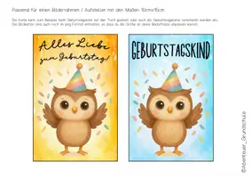 Vorschau - Anderer Materialtyp - Geburtstag feiern in der Eulenklasse - Seite 1